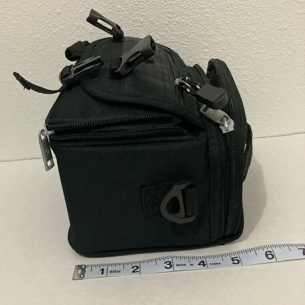 Samsonite Black Camera Case Bag Small Padded 5 Pockets compartment dividers